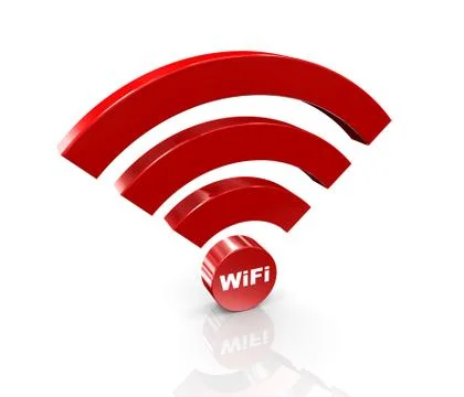 3d wifi icon Stock Illustration
