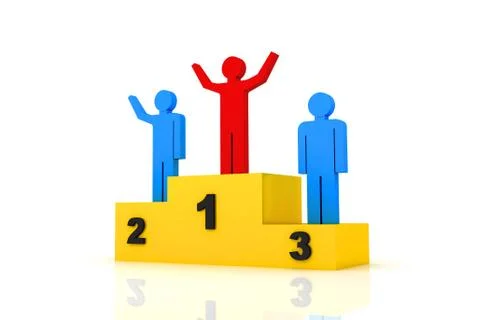 3d winner Stock-Illustration