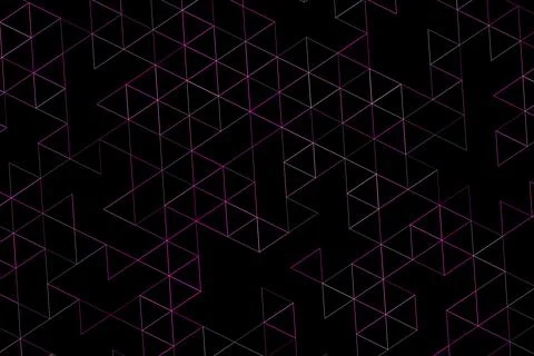 3d wireframe cube structure with geometric lines and nodes Stock Illustration