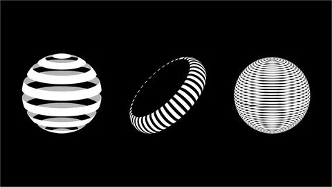 3D wireframe models of objects Network line. Stock Illustration