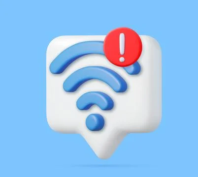 3d wireless connect Illustrazione stock