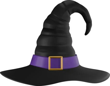 3d witch hat Stock-Illustration