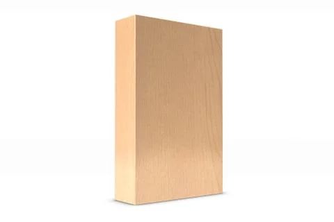 3d wooden box Stock Illustration
