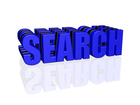 3D word Stock Illustration