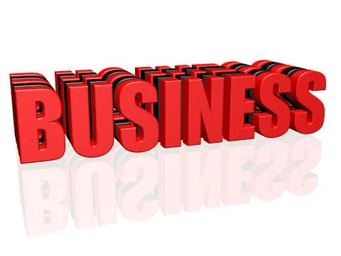 3D word Stock Illustration