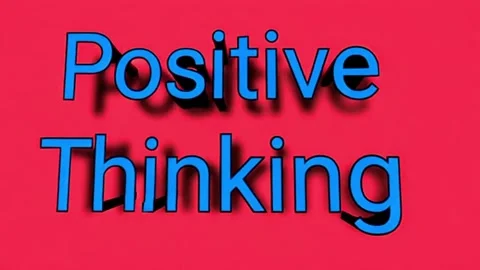 3d word positive thinking moving 動画素材 327825113