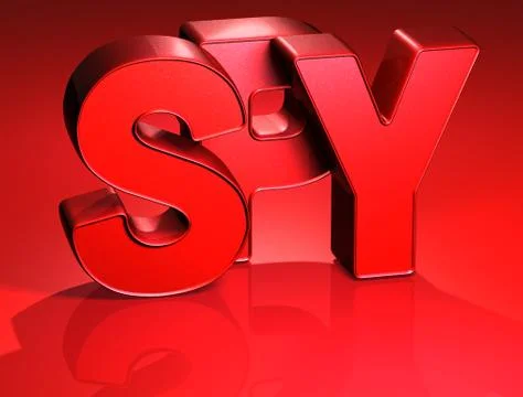 3d word spy on red background Stock Illustration