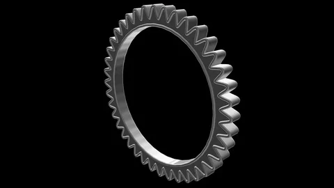3d working design. 3d illustration gear concept. Stock Footage 71524881