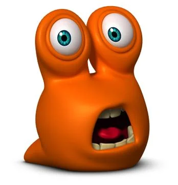 3d worm 스톡 일러스트