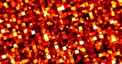 3d yellow red abstract background. orange squares, metaverse. animation, motion Stock Footage 196252186