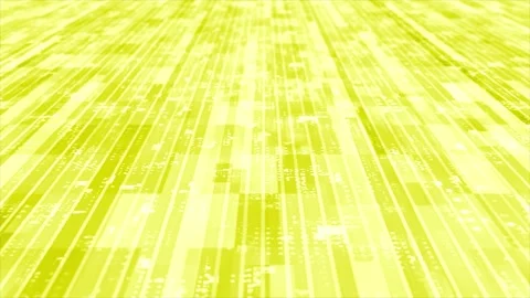 3D yellow striped box pattern moving technology cyberspace background Video stock 272431137