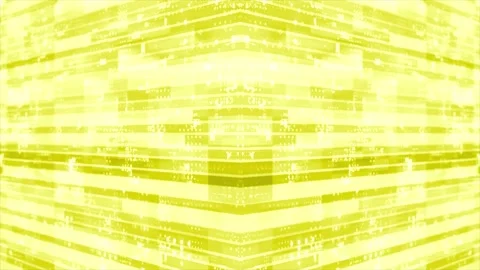 3D yellow striped box pattern moving technology cyberspace background Stock Footage 272432126