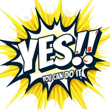 3d YES &amp; NO speech bubble comic book style pop art, sign illustration Stock Photos
