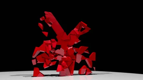 3D Yuan Crumble Stock Footage 50083910