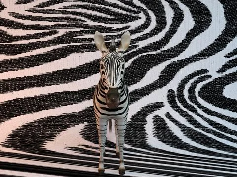 3d zebra patterns Stock Illustration