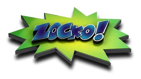 3d zocko Stock Illustration