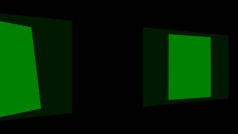 3d zoom in out video greenscreen Stock Footage 162171177