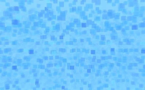 3DCG Image of summer sea, cube abstract Stock Illustration