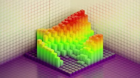 3dChart 01 Stock Footage 267149248