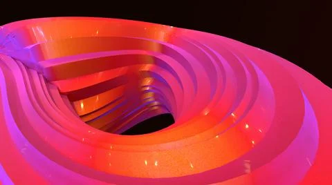3DRender,Modern Abstract Background,round metallic purple  gradient color object Illustrazione stock