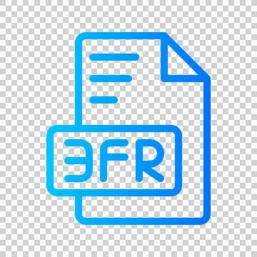 3fr document file gradient icons 스톡 일러스트