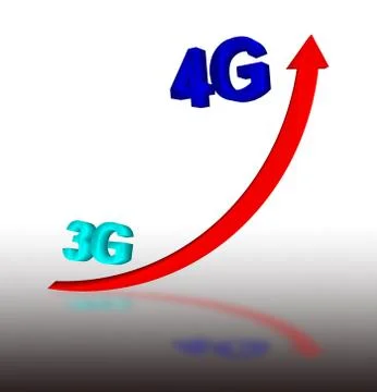 3g to 4g 스톡 일러스트