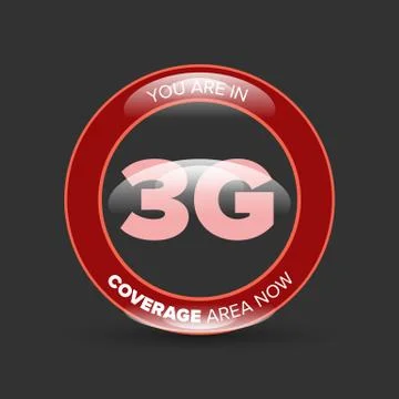 3G Network icon Stock Illustration