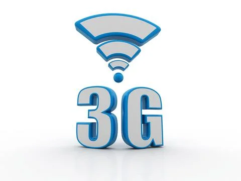 3G Network Internet Mobile Wireless technology concept イラスト素材