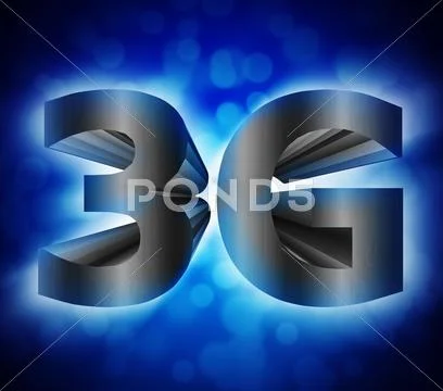 3g network symbol Stock Illustration