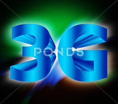 3g network symbol Stock Illustration