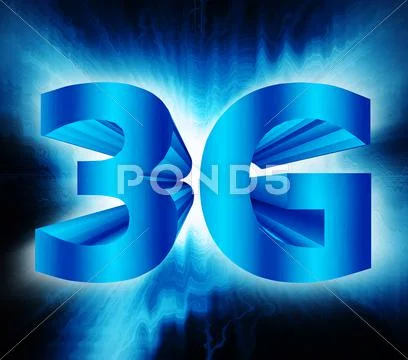3g network symbol Stock Illustration