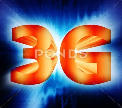 3g network symbol Stock Illustration