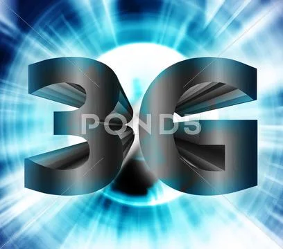 3g network symbol Stock Illustration