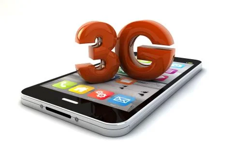 3g smartphone Illustrazione stock