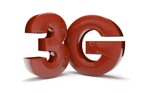 3g text Stock Illustration