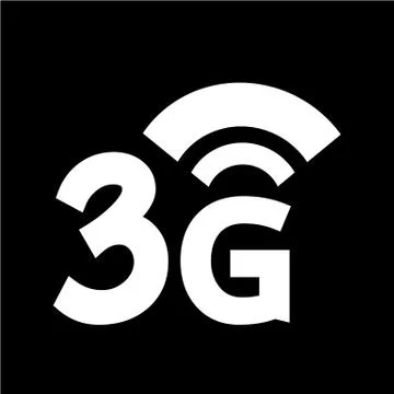 3G Wireless Wifi icon 스톡 일러스트