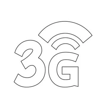 3G Wireless Wifi icon イラスト素材