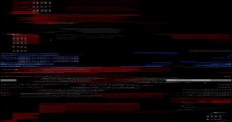 3Glitch overlay. 4K motion graphics background. Stock Footage 121264302