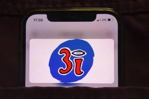3i Group plc logo on mobile phone Stock Photos