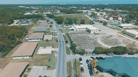 3pm School traffics Sunland school Freeport, Grand Bahama. April 20th 2026 Video stock 336697751
