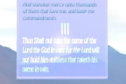 3rd Commandment Sapphire English 動画素材 995921