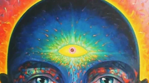 3rd eye meditation Stock Footage 231629603