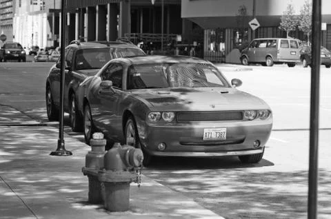 3rd generation of Dodge Challenger Stock Photos