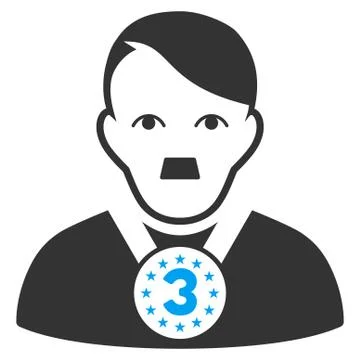3rd Prizer Sportsman Flat Vector Icon Stock Illustration