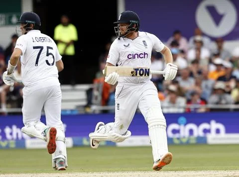 3rd Test: Eng-NZ Foto stock