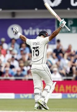 3rd Test: Eng-NZ Foto stock