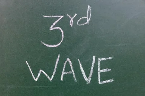 3rd Wave or Third Wave of Covorna Virus Stock Photos