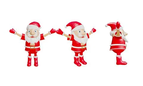 3viewsanta Stock Illustration