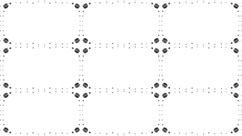 3x3 grid on white background Stock Footage 328115056