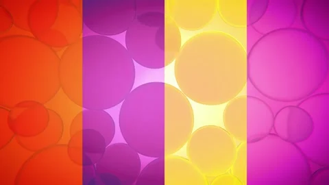 (4 in 1/Loopable) A Rotating View of a Group of Beating Translucent Spheres Stock Footage 131116163